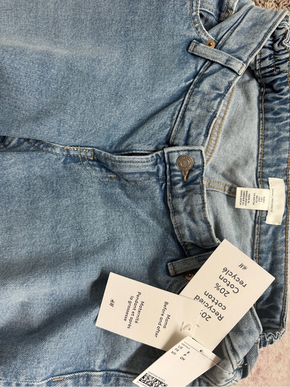 H&M Maternity Jeans Mama Before and After - Picture 4 of 4